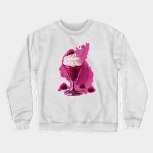 Raspberry sorbet splash Crewneck Sweatshirt